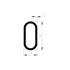 GARDEROBEBUIS OVALE BUIS ALUART 30X14