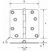 SCHARNIER 89X89 RVS RONDE HOEK