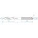 STOKEIND MET ZESKANT GEGALVANISEERD M12X160 TORX-30