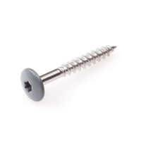 TRESPA SCHROEF RVS A2 TX20 RAL 7012 GRIJS 4,8X25