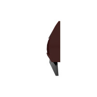 DORPELSTRIP 50MM X 950MM DECO BRUIN-ZWART HAAR