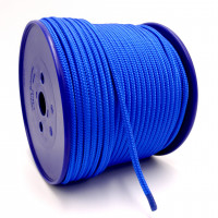 NYLONKOORD GEVLOCHTEN BLAUW 8MM