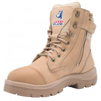 WERKSCHOEN SOUTHERN CROSS ZIP HOOG S3 ZAND MAAT 43
