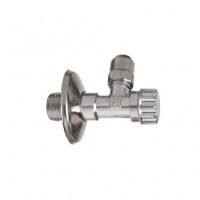 HOEKSTOPKRAAN 1/2" VERCHROOMD PER 2 STUKS [T317002]
