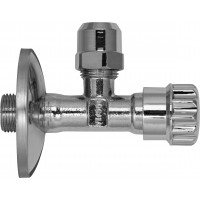HOEKSTOPKRAAN 3/8" VERCHROOMD [T317000]