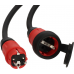 PROFESSIONAL VERLENGSNOER VN 2100 IP44, 25M ZWART H07RN-F 3G1,5