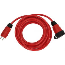PROFESSIONAL VERLENGKABEL VQ 1200 IP44, 10M ROOD H07BQ-F 3G2,5