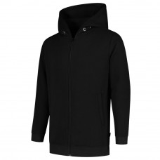 SWEATVEST CAPUCHON 60°C WASBAAR ZWART XL