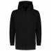 SWEATVEST CAPUCHON 60°C WASBAAR ZWART XL