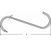VLEESHAAK RVS 5,5X140MM