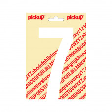 PLAKCIJFER NOBEL 150 MM WIT 7