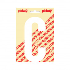 PLAKLETTER NOBEL 150 MM WIT C