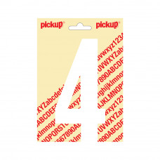 PLAKCIJFER NOBEL 150 MM WIT 4