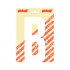 PLAKLETTER NOBEL 150 MM WIT B