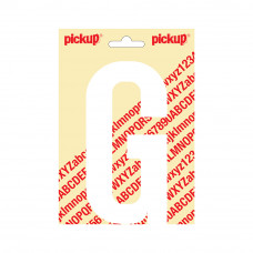 PLAKLETTER NOBEL 150 MM WIT G