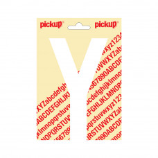PLAKLETTER NOBEL 150 MM WIT Y