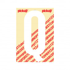 PLAKLETTER NOBEL 150 MM WIT Q