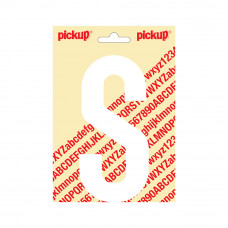 PLAKLETTER NOBEL 150 MM WIT S