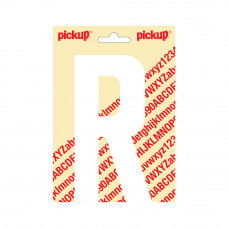 PLAKLETTER NOBEL 150 MM WIT R