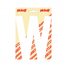 PLAKLETTER NOBEL 150 MM WIT W