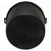 PLASTIC KUIP ZWART ROND 160 LTR 80X51 CM
