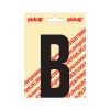 PLAKLETTER NOBEL 120 MM ZWART B