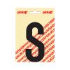 PLAKLETTER NOBEL 120 MM ZWART S