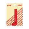 PLAKLETTER NOBEL 120 MM ROOD J