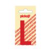 PLAKLETTER NOBEL 60 MM ROOD L
