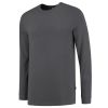 TRICORP T-SHIRT LANGE MOUW 60 °C WASBAAR DARK GREY 101015 MAAT M