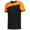 TRICORP T-SHIRT BICOLOR NADEN BLACK ORANGE 102006 MAAT M