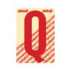 PLAKLETTER NOBEL 150 MM ROOD Q