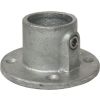TUBECLAMP BUISKOPPELING VOET-WANDPLAAT 26,9MM 131-A