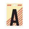 PLAKLETTER NOBEL 120 MM ZWART A