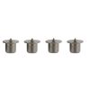 MARKEERPEN CENTER VOOR HOUTEN DEUVEL 10 MM SET á  4 STUKS