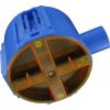 ABB INBOUWDOOS 50MM BLAUW