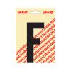 PLAKLETTER NOBEL 120 MM ZWART F