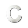 HUISNUMMER LETTER 100MM ALUMINIUM C