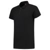POLOSHIRT FITTED 180 GRAM ZWART M