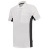 TRICORP POLOSHIRT BICOLOR BORSTZAK WHITEDARKGREY M