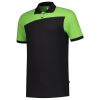 TRICORP POLOSHIRT BICOLOR NADEN BLACK LIME 202006  MAAT L