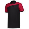 TRICORP POLOSHIRT BICOLOR NADEN BLACK RED 202006  MAAT M
