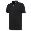 POLOSHIRT ACCENT ZWART/GRIJS M