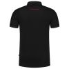 POLOSHIRT ACCENT ZWART/ROOD M