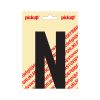 PLAKLETTER NOBEL 120 MM ZWART N