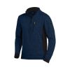FLEECE TRUI PATRICK MARINEBLAUW/ZWART L
