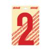 PLAKCIJFER NOBEL 150 MM ROOD 2