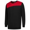 TRICORP SWEATER BICOLOR NADEN BLACK RED 302013 MAAT L