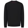 SWEATER ACCENT ZWART/ROOD M