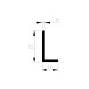 ALUMINIUM BLANK PROFIEL HOEK 20X10X2